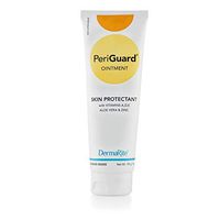 Dermarite PeriGuard Antimicrobial Skin Protectant Ointment, 7 oz Tube - with Vitamins A, D, E, Aloe Vera and Zinc - Clear Moisture Barrier Cream