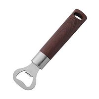 Fitfulvan Stainless Steel Bottle Opener Beer Opener Drink Wine Bottle Opener (Brown, 16.5x4.3cm)