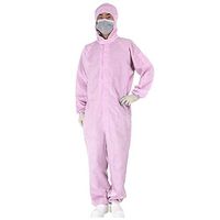 WXAN Chemical Hazmat Isolation Suit Disposable Protective Clothing New, Protective products for special periods to effectively protect yourself! (Pink:L2, as shown)
