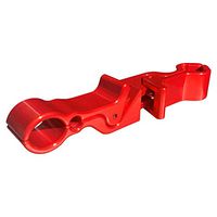 Luxury Now Cigar Holder Clip - High Grade Anodized Billet Aluminum | Grip for Golf, Travel, Fishing and Boating | All Purpose Cigars and Cigarette Holder (Red)