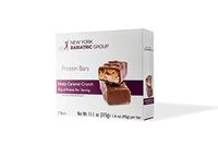 New York Bariatric Group Nutty Caramel Crunch Protein Bar - 7 Count - Low Fat - Low Calorie - Low Carb - 15g of Protein - Gluten Free