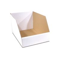 The Packaging Wholesalers 8 x 12 x 7-Inch Jumbo Open Top Bin Box, 50-Count (BSBINMT8127)