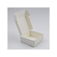 White Black Kraft Box for Packaging 50Pcs/Lot Brown Handmade Soap Paper Boxes/Candy Gift Box,White,5.8X5.8X3.2Cm