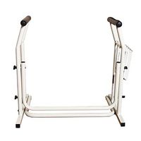 Stand Alone Toilet Safety Rail,Bathroom Assist Frame with Support Grab Bar Handles Railings, for Elderly, Senior, Handicap Disabled