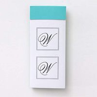 Gartner Studios Monogram Seals - W, 30 Count