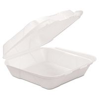 GENHINGEDM1 - Foam Hinged Carryout Container