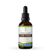 Star Anise Alcohol Liquid Extract, Organic Anise Star (Illicium verum) Dried Seed Tincture Supplement (2 FL OZ)