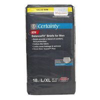 Walgreens Certainty BalanceFit Brief for Men L/XL 18 count by Walgreens