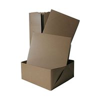 JAM PAPER Gift Box with Full Lid - 12 x12 x 5 1/2 - Kraft - Sold Individually