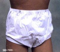 Incontinent Pants with Snap Closures - Waist Sizes: Medium 30"-36"