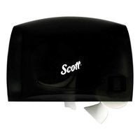 Scott  KCC09602 - Essential Coreless Jumbo Roll Tissue Dispenser, 14 1/4 x 6 x 9 3/4 inch, Black