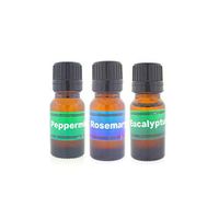 Love Abundance Set of 3 Essential Oils | The Muscle Inflammation Trio: Peppermint, Rosemary, Eucalyptus