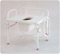 Bariatric Extra-Wide Drop-Arm Commode - Model 9951