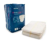 McKesson Ultra Plus Bariatric - Adult Incontinent Brief Tab Closure 3X-Large Disposable Heavy Absorbency - 8/Bag - McK