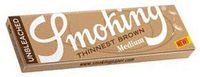 1 Pk Smoking Thinnest Brown Unbleached Medium 1-1/4 RYO Cigarette Rolling Papers