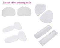 High Heel Insoles Shoes Pad Heel Cushion Inserts Matatarsal Transparent Silicione Foot Pads Gel Insoles Inserts Great for High Heel