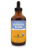 Herb Pharm Certified Organic Burdock Blend Liquid Extract to Support Cleansing & Detoxifying - 4 Ounce