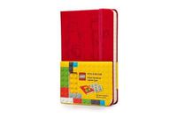 Moleskine Limited Edition Lego Notebook, Hard Cover, Pocket (3.5" x 5.5") Ruled/Lined, Scarlet Red