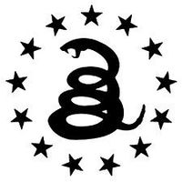 CCI Don't Tread On Me 3% III% Decal Vinyl Sticker|Cars Trucks Vans Walls Laptop| Black |5.5 x 5.5 in|CCI1193