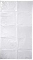 Plasticplace W65LDC2 65 Gallon Trash Bags │ 2.7 Mil │ Clear Heavy Duty Garbage Can Liners │ 50” x 48” (25 Count)