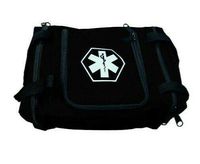 First Aid Responder EMS Emergency Medical Trauma Bag EMT, Fire Fighter, Police Officer, Paramedics, Nurse (Black)