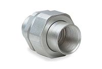 Killark UNY1 Union, Silver, Steel, Male to Female, Size 1/2"