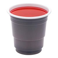 RW Base 2 oz Gray Plastic Party Cup - 2" x 2" x 2" - 500 count box - Restaurantware