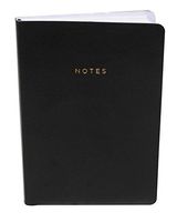 Gartner Studios Black & Gold Foil Faux Leather Journal, 120 Count