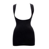 ieasysexy Seamless Waist Training Body Shaper Under Bust Tummy Control Corset Top Bustier Body Shaper Tops Suit (M, Black)