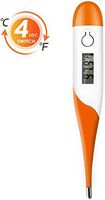 Digital Medical Thermometer, Baby Thermometer with Fever Alarm, Accurate and Fast Readings, Waterproof Oral Armpit and Rectal Thermometer for Kids Infants and Adults