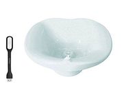 New Cleo LW-1000 Wireless Bubble Sitz Bath, Integrated Bubble Generator+ Bubble a Sitz Bath Light Hip Bath Tub Kit for Pregnant Women, Hemorrhoids Patients on The Toilet+ Ochloo Logo tag led