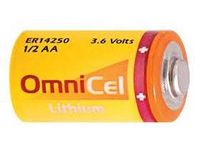 Omnicel 36 Volt 1/2 Aa 1200 Mah (Ls14250 And Er14250) Primary Lithium Battery