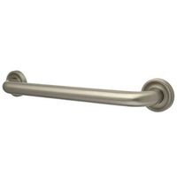 Made to Match Camelon Beaded Grab Bar Finish: Satin Nickel, Size: 18"