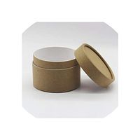 Postal Mailing Paper Cardboard Canister Tube Cylinder Round Jar Packaging Gift Box,Kraft,7.3X7.3X16.8Cm