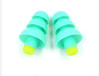 Jenny.Ben Silicone Noise Proof earplugs Flight Decompression Special earplugs Green 1