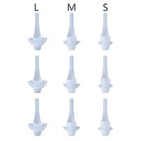 BLJ Hearing Amplifier 9pcs Ear Buds Domes, Open Type, Sizes Small, Medium, Large, Only for BLJ Hearing Amplifier