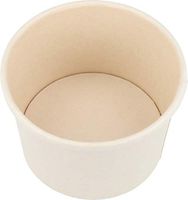 Bioheroes Pulp Soup Tub 12 Ounce | Biodegradable Disposable Plastic Pla Bamboo Tub | Eco Friendly Perfect For Restaurants, Traveling, Parties or More, Pack of 25