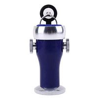 Loupe Magnifier 20X Metal Frame Blue HD Optical Glass Handheld for Research Diamond and Jewelry Identification Art Magnifying Glass