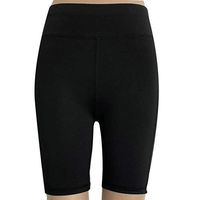 FANGTION Women's High Waist Yoga Pants Pockets Tummy Workout Running Sports Short Pants