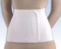 128220 Premium Woven Surgical Abdominal Binder, Paneled, Small White