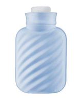 300ML Classic Silicone Cold or Hot Water Bottle - Blue