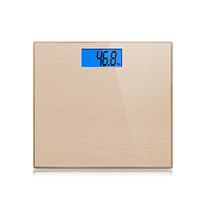 Body Fat Scale High Precision Body Weight Bathroom Scales Ultra Slim Digital Pharmacy Weighing Scale with Step-On Technology Scales Postal Scales (Color : Gold)
