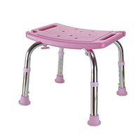 ZHAOYONGLI Bathing Aid for Bathroom Stool Adjustable Foot Stool Stepping Stool for Adults and ChildrenHeavy Duty Portable Medical Footstool for Bath Or Kitchen Foot Step (Color : Pink)