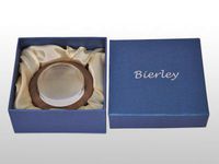 Bierley 64mm Dome Magnifier - Walnut Base in Luxury Gift Box