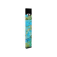 MightySkins Skin Compatible with Juul - Teal Marble | Protective, Durable, and Unique Vinyl Decal wrap Cover | Easy to Apply, Remove, and Change Styles | Made in The USA