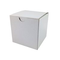 Black Cat Avenue 3"x3"x3" White Gloss Gift Boxes 20 Count