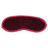 SOURBAN Cotton Sleep Mask Travel Nap Blindfold Eye Shade with Adjustable Strap,red