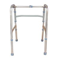 CHAIR Medical Rehab Chair, Wheelchair,Lightweight Folding Adjustable Walker Driving Medical, Elderly Walker Full Metal Walker Four-Legged Cane Disabled Booster