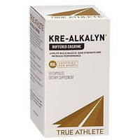 True Athlete Kre Alkalyn 1,500mg Helps Build Muscle, Gain Strength Increase Performance, Buffered Creatine NSF Certified for Sport (60 Capsules)