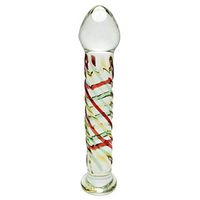 a-YUEYUE Transparent Crystal Glass Beginner Body Plug for Women Men Trainner